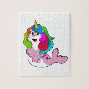 Seal as Unicorn Jigsaw Puzzle
