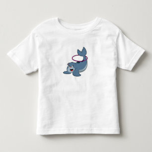 Seal at Fitness with Fitness tires.PNG Toddler T-Shirt