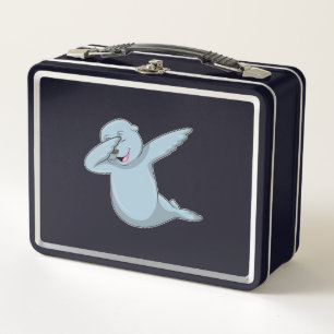 Seal at Hip Hop Dance Dab Metal Lunch Box
