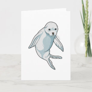 Seal at Swimming Card