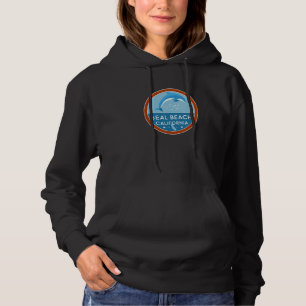 Seal Beach California Jumping Dolphin CA Vacation Hoodie