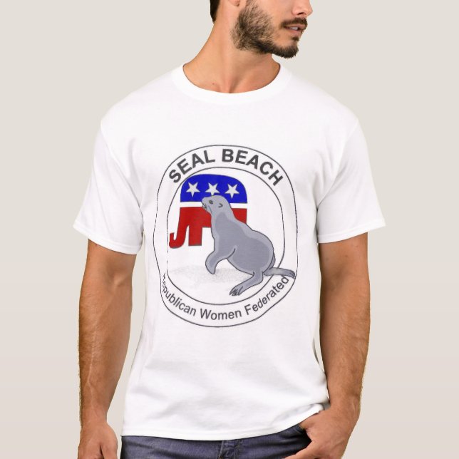Seal Beach Republican Women Federated T-Shirt (Front)