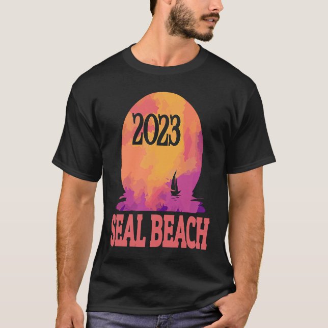 Seal Beach Vacation  2023 Family Trip Souvenir T-Shirt (Front)