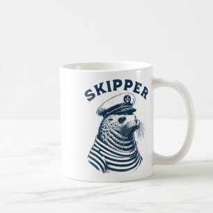 Seal Captain  Coffee Mug