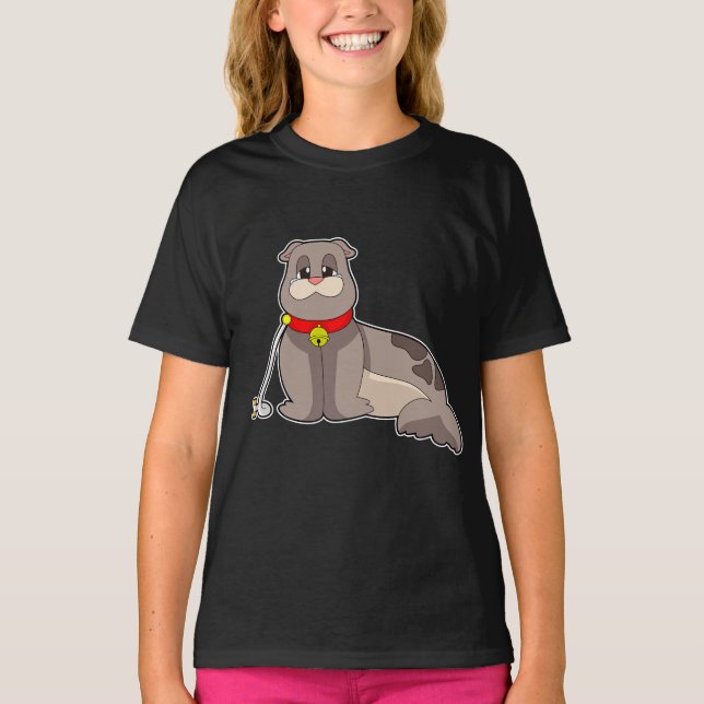 Seal Collar Chain T-Shirt (Front)