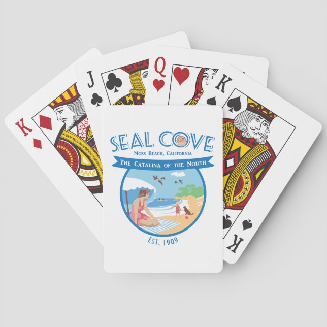 Seal Cove playing cards. Cards (Back)