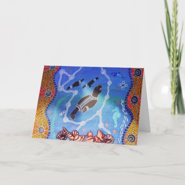 Seal Dreaming Card (Front)