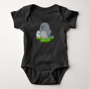 Seal Easter Easter egg Baby Bodysuit