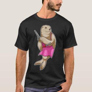 Seal Hairdresser Scissors T-Shirt