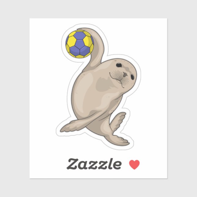 Seal Handball player Handball (Sheet)