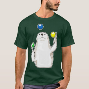 Seal Juggler Juggle T-Shirt