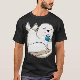 Seal Lollipop Sweets T-Shirt