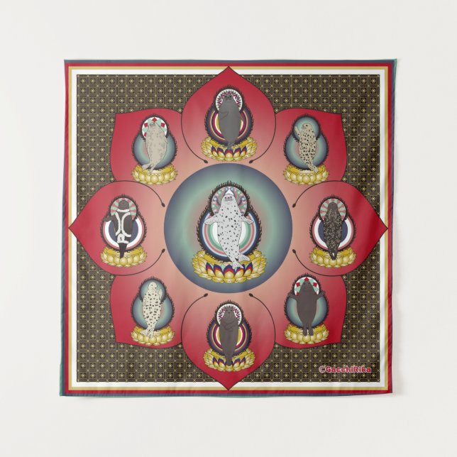 Seal Mandala Tapestry (Front)