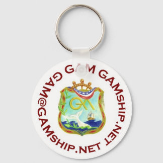 seal maroon key ring