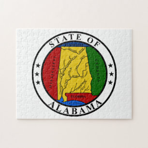 Seal of Alabama. Jigsaw Puzzle