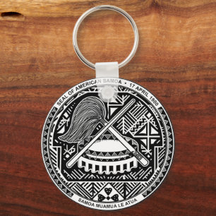 Seal of American Samoa Key Ring