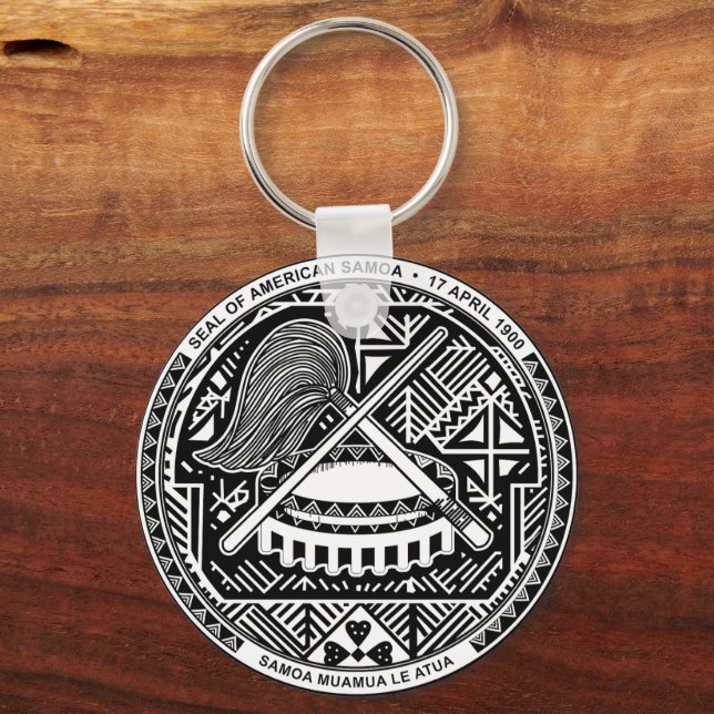 Seal of American Samoa  Key Ring (Front)