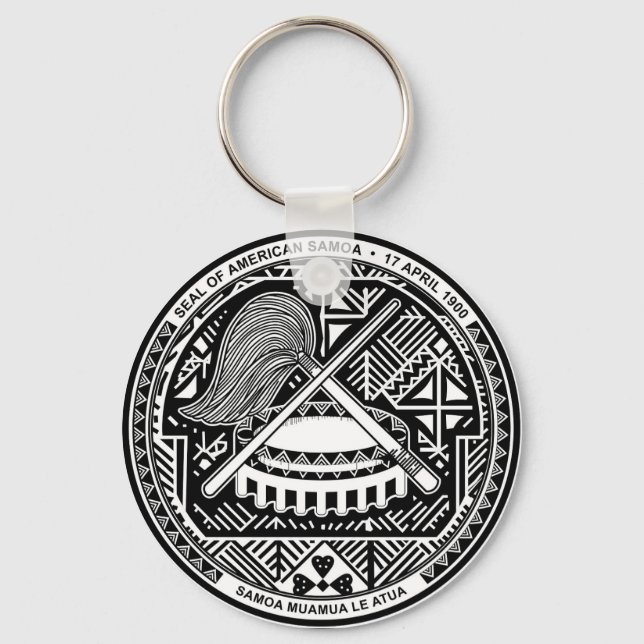 Seal of American Samoa Keychain (Front)
