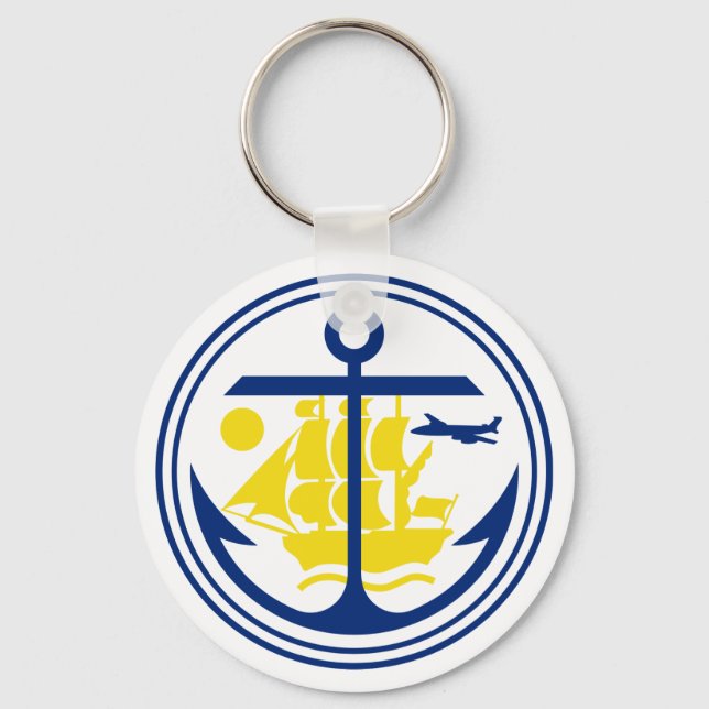 Seal of Anchorage Key Ring (Front)