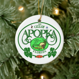 Seal of Apopka, Florida Ceramic Ornament