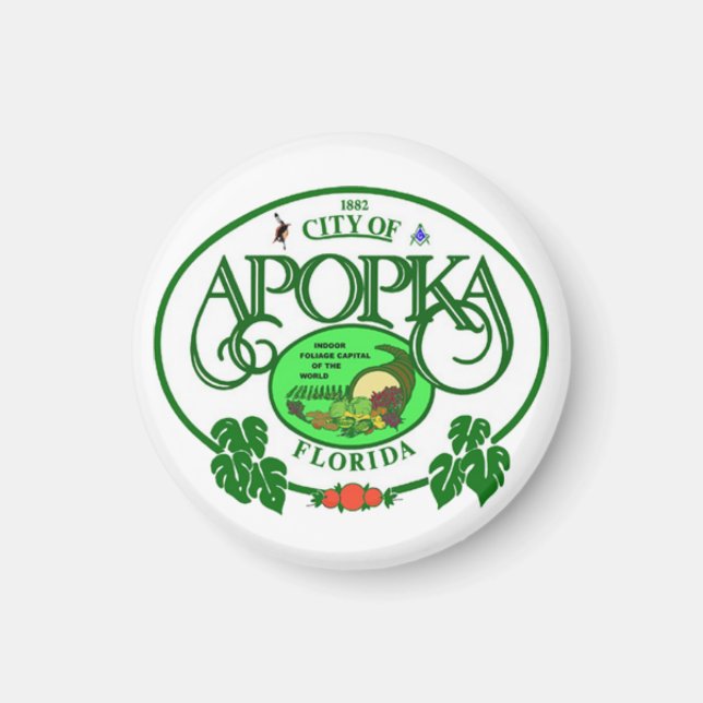 Seal of Apopka, Florida Magnet (Front)