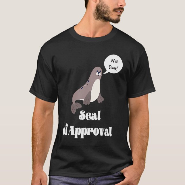 Seal Of Approval animal T-Shirt (Front)