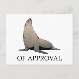 Seal Of Approval Postcard