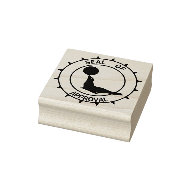 Seal of Approval Rubber Stamp (Stamp)