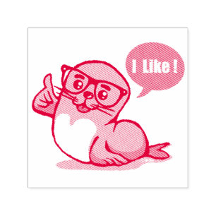 Seal of approval self-inking stamp