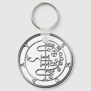 Seal of Asmoday Asmodeus Key Ring
