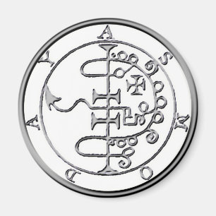Seal of Asmoday Asmodeus Magnet