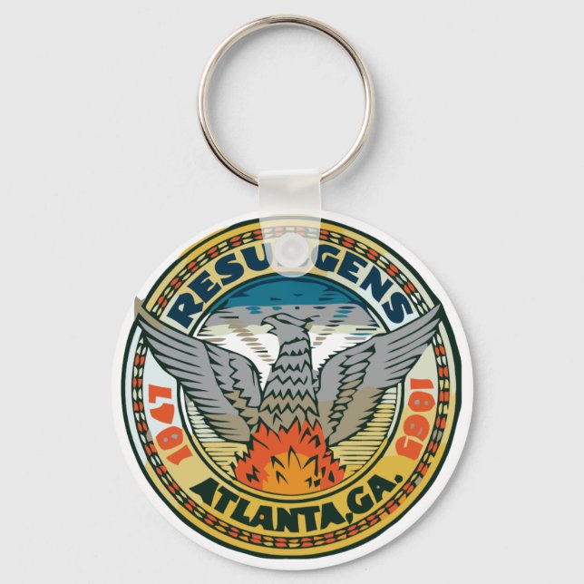 Seal of Atlanta, Georgia Key Ring (Front)