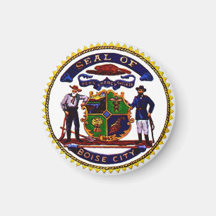 Seal of Boise, Idaho Magnet