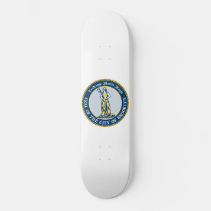 Seal of Brooklyn (Borough in New York City) Skateboard