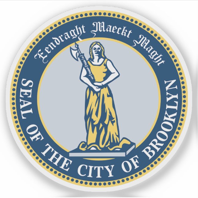 Seal of Brooklyn, New York City, USA (Front)