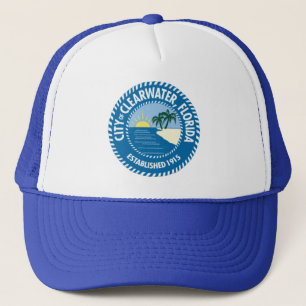 Seal of Clearwater, Florida Trucker Hat