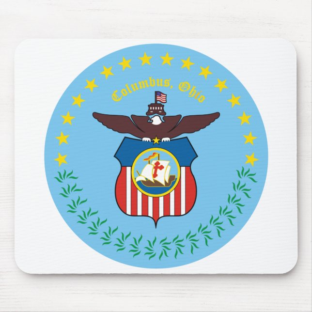 Seal of Columbus, Ohio Mouse Pad (Front)