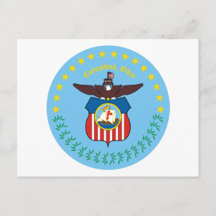 Seal of Columbus, Ohio Postcard