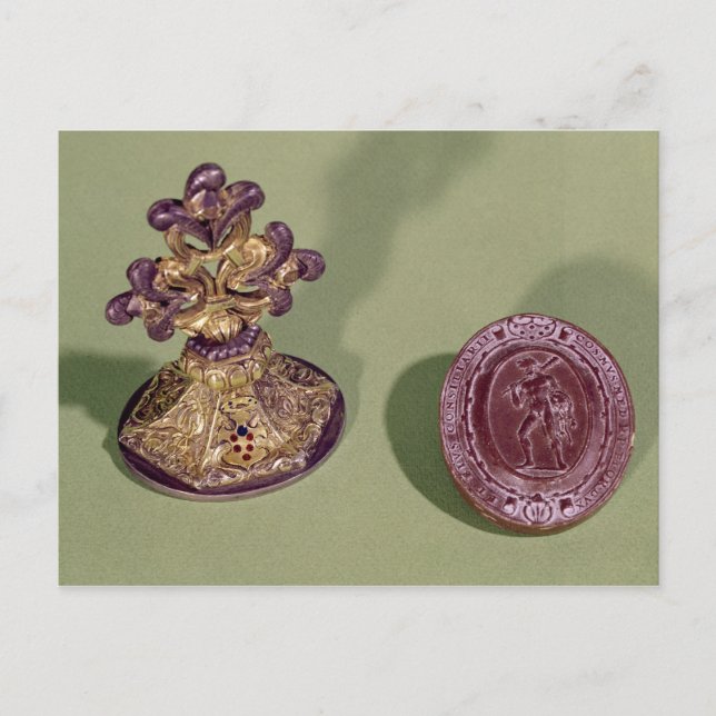 Seal of Cosimo de Medici Postcard (Front)