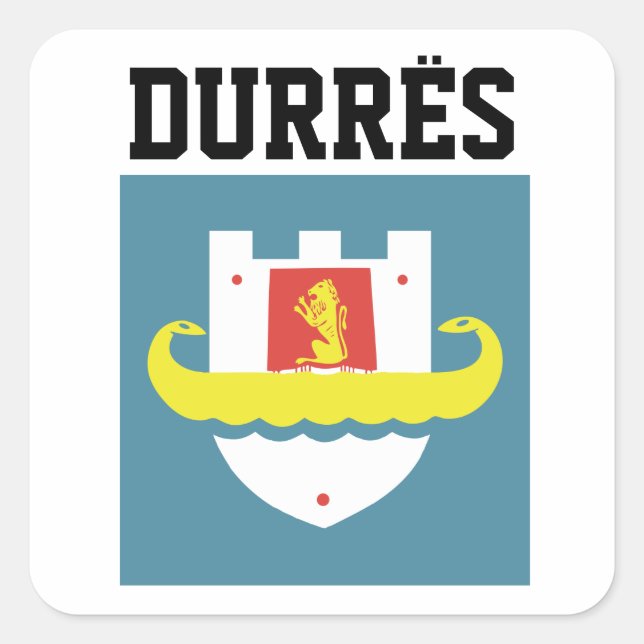 Seal of Durrës, Albania (Front)