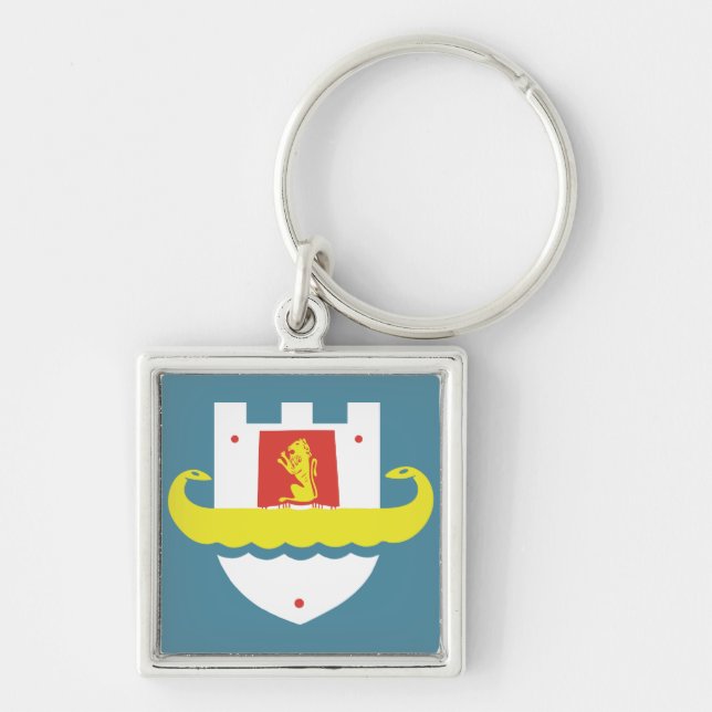 Seal of Durrës, Albania Key Ring (Front)