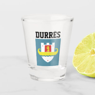 Seal of Durrës, Albania Shot Glass