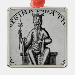Seal of Empress Matilda Metal Tree Decoration