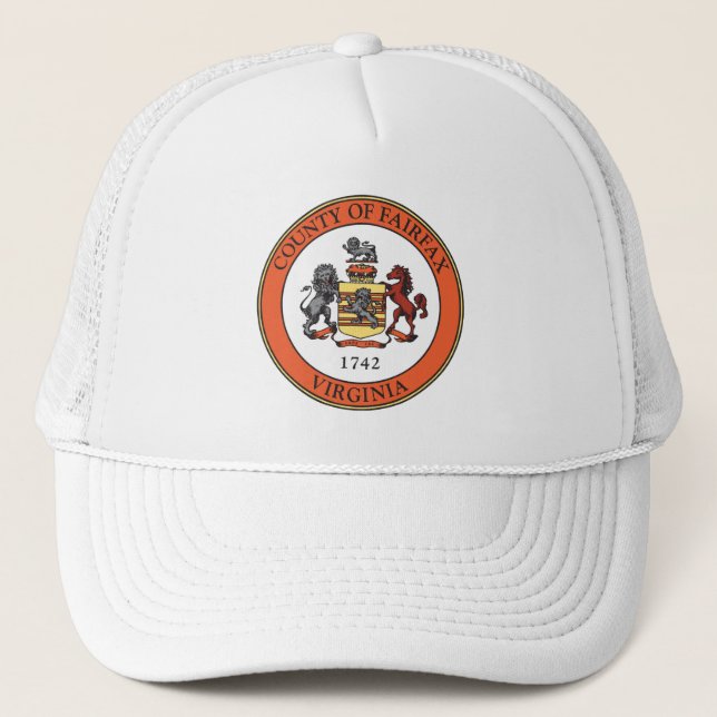 Seal of Fairfax County, Virginia Trucker Hat (Front)