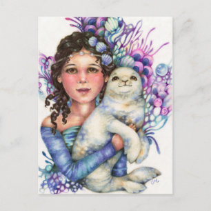 Seal of Friendship - Whimsical Ocean Postcard