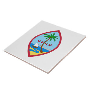 Seal of Guam Ceramic Tile