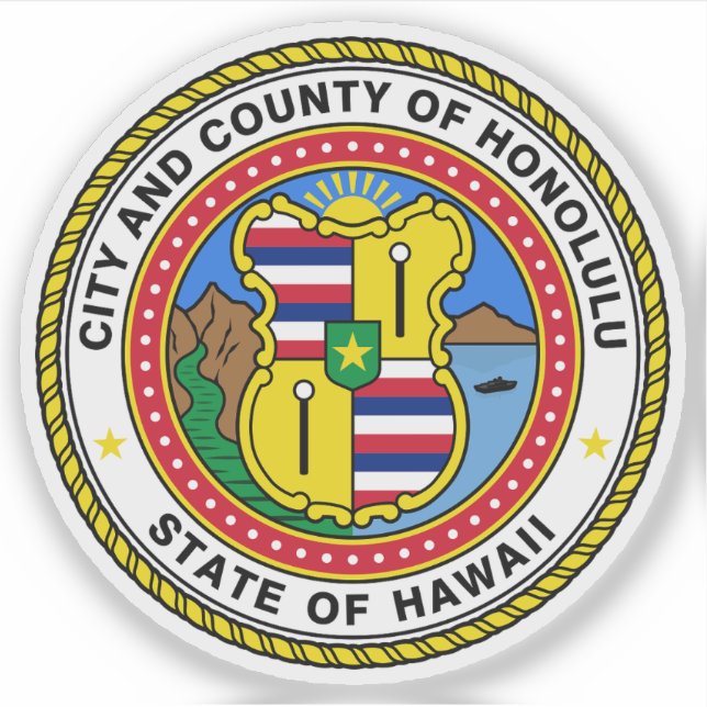 Seal of Honolulu, Hawaii, USA (Front)