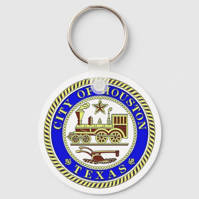 Seal of Houston Key Ring (Front)