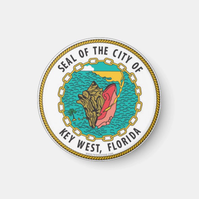 Seal of Key West, Florida Magnet (Front)
