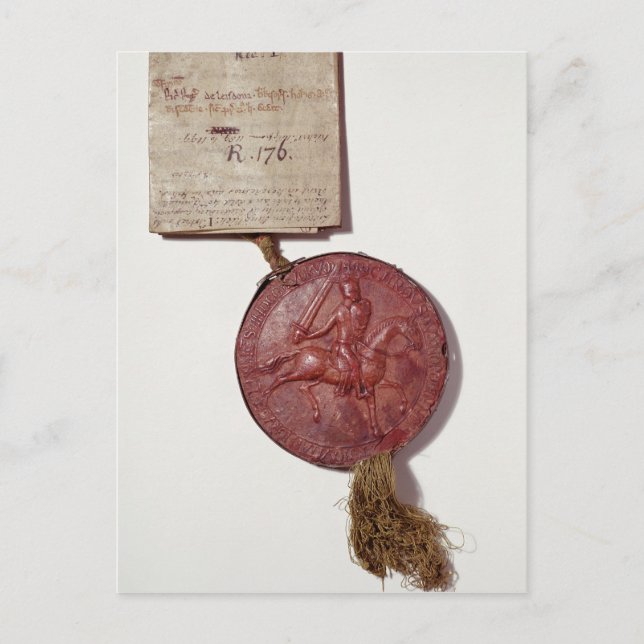 Seal of King Richard I Postcard (Front)